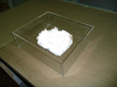 Teca in plexiglass su misura