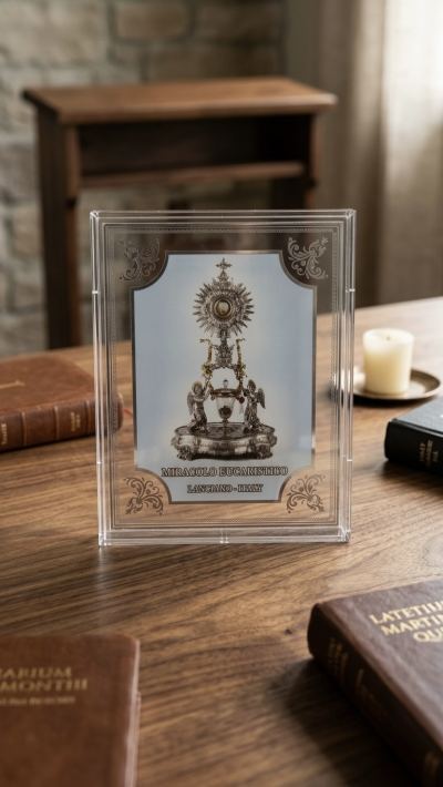 Teche in plexiglass per reliquia